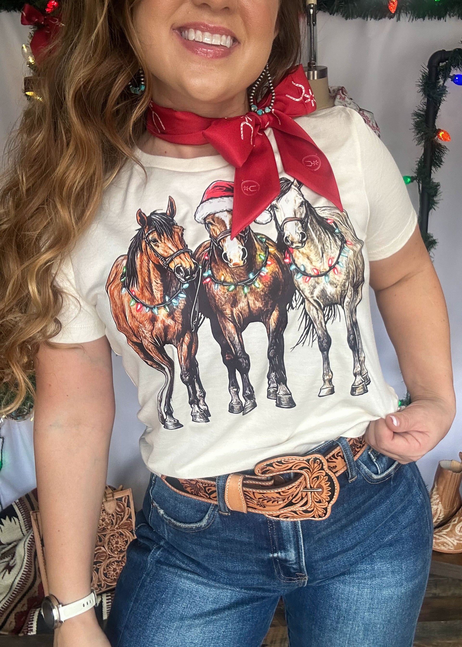 The Christmas Herd Tee