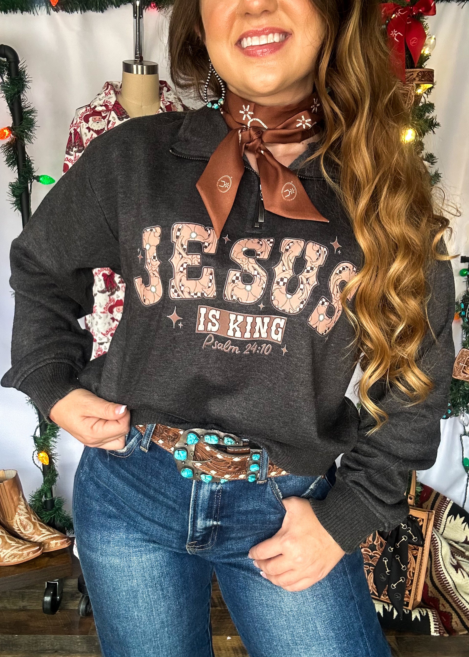 The Jesus Is King Quarter Zip