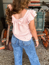Load image into Gallery viewer, Pretty Little Bow Top ~ Pink
