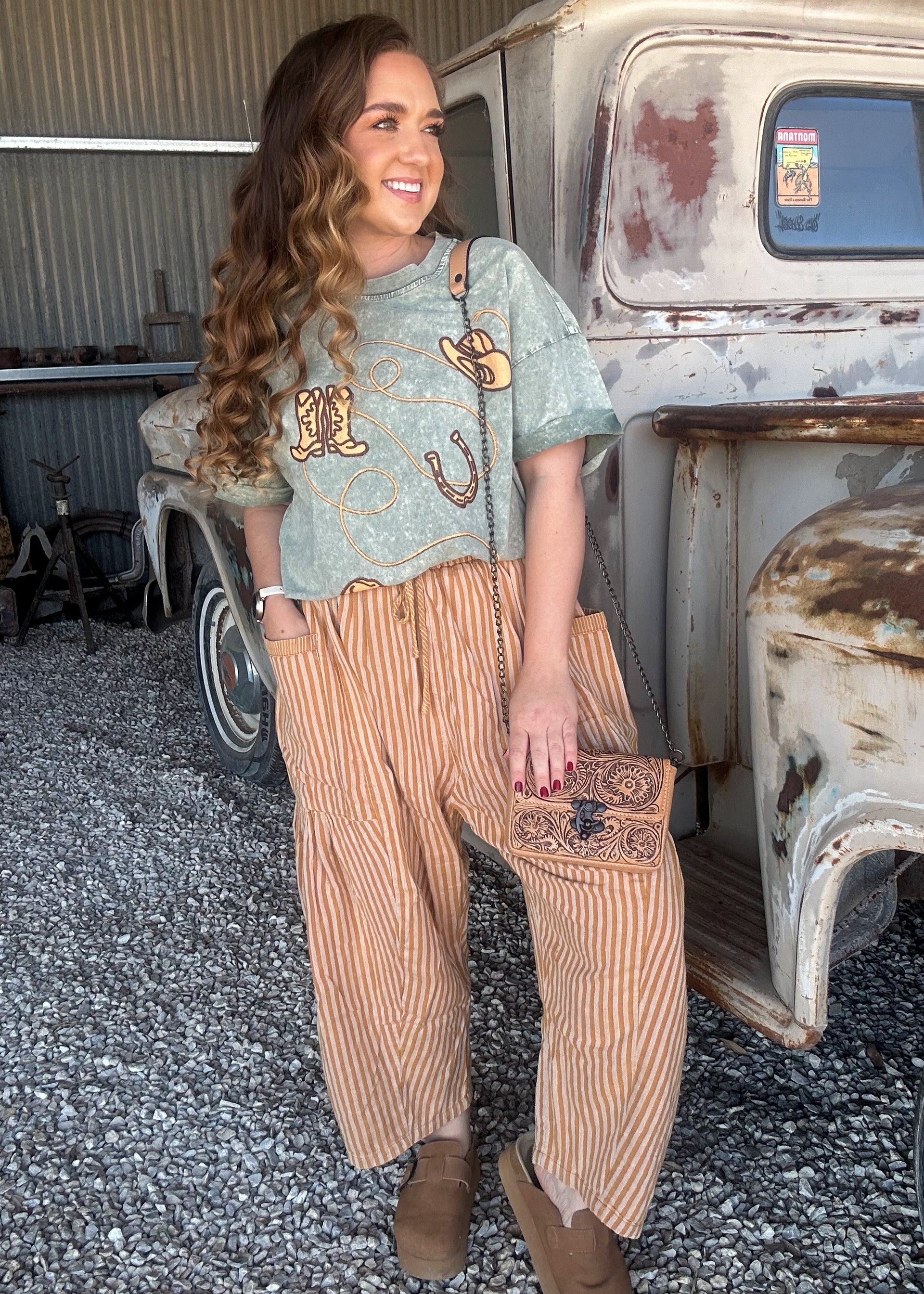 The Honey Creek Stripe Pants