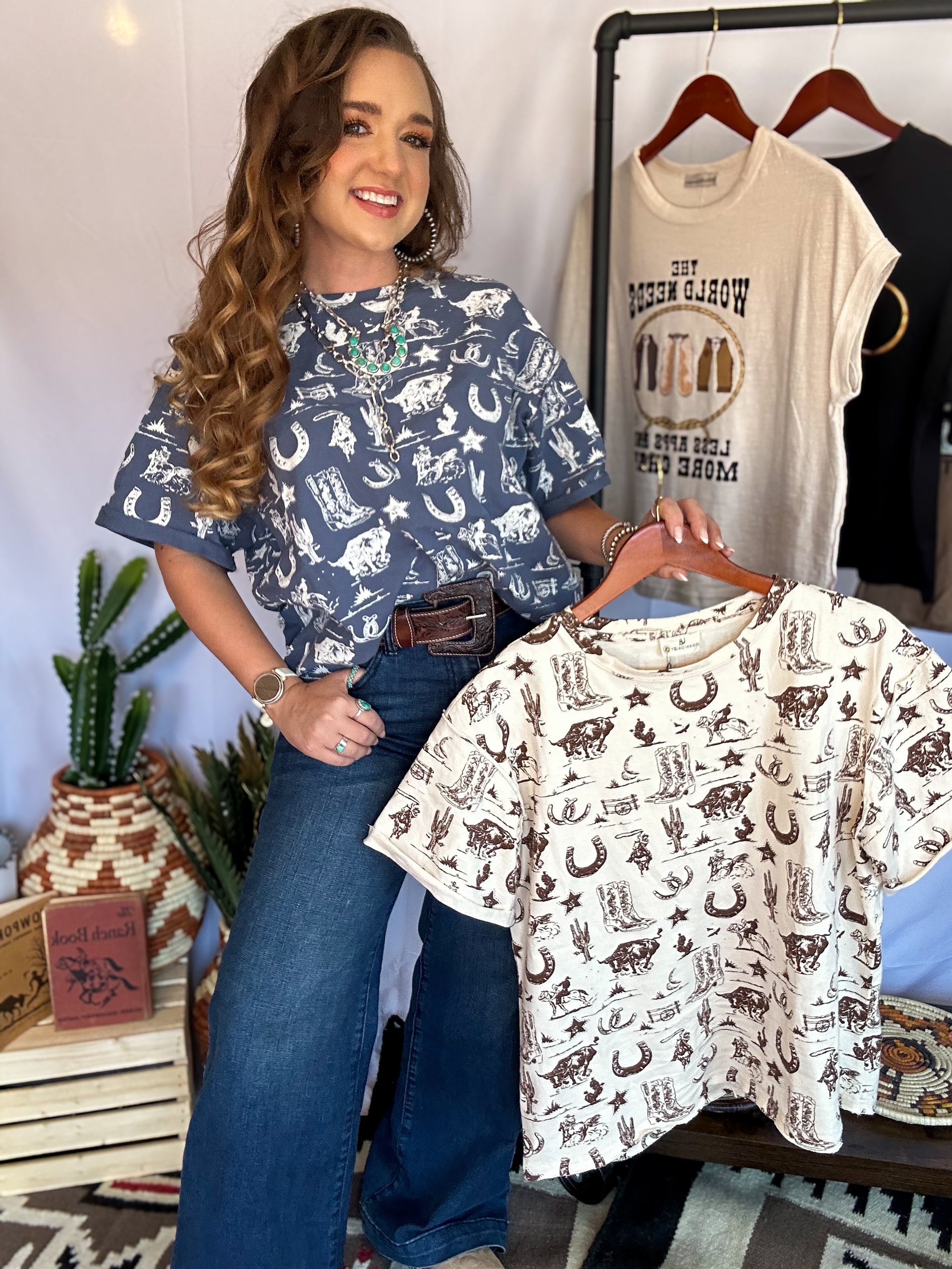 The Cowgirl Sketch Tee