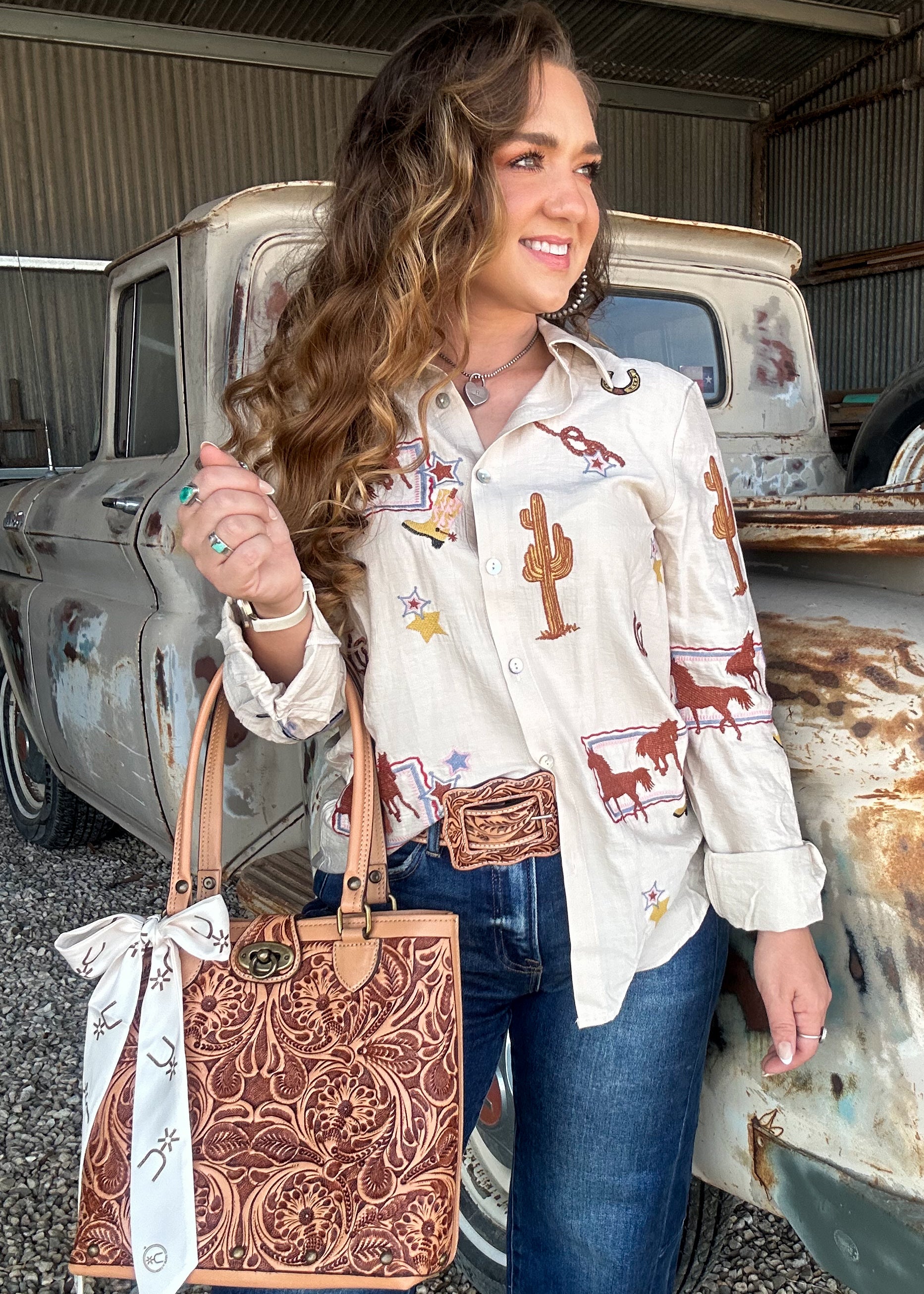 The Desert Dancer Button-Up