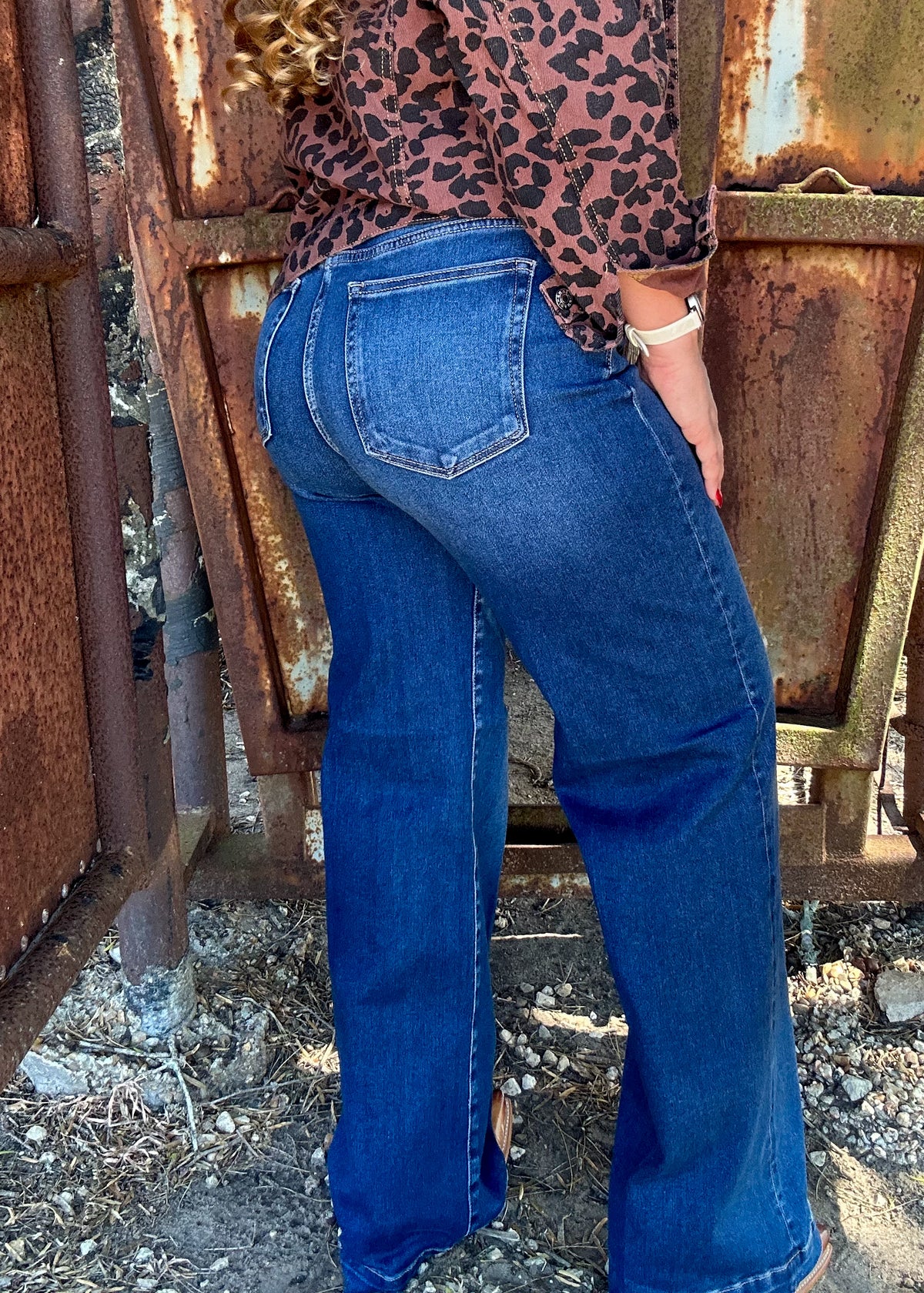 The Frontier Ease Wide Leg Jeans