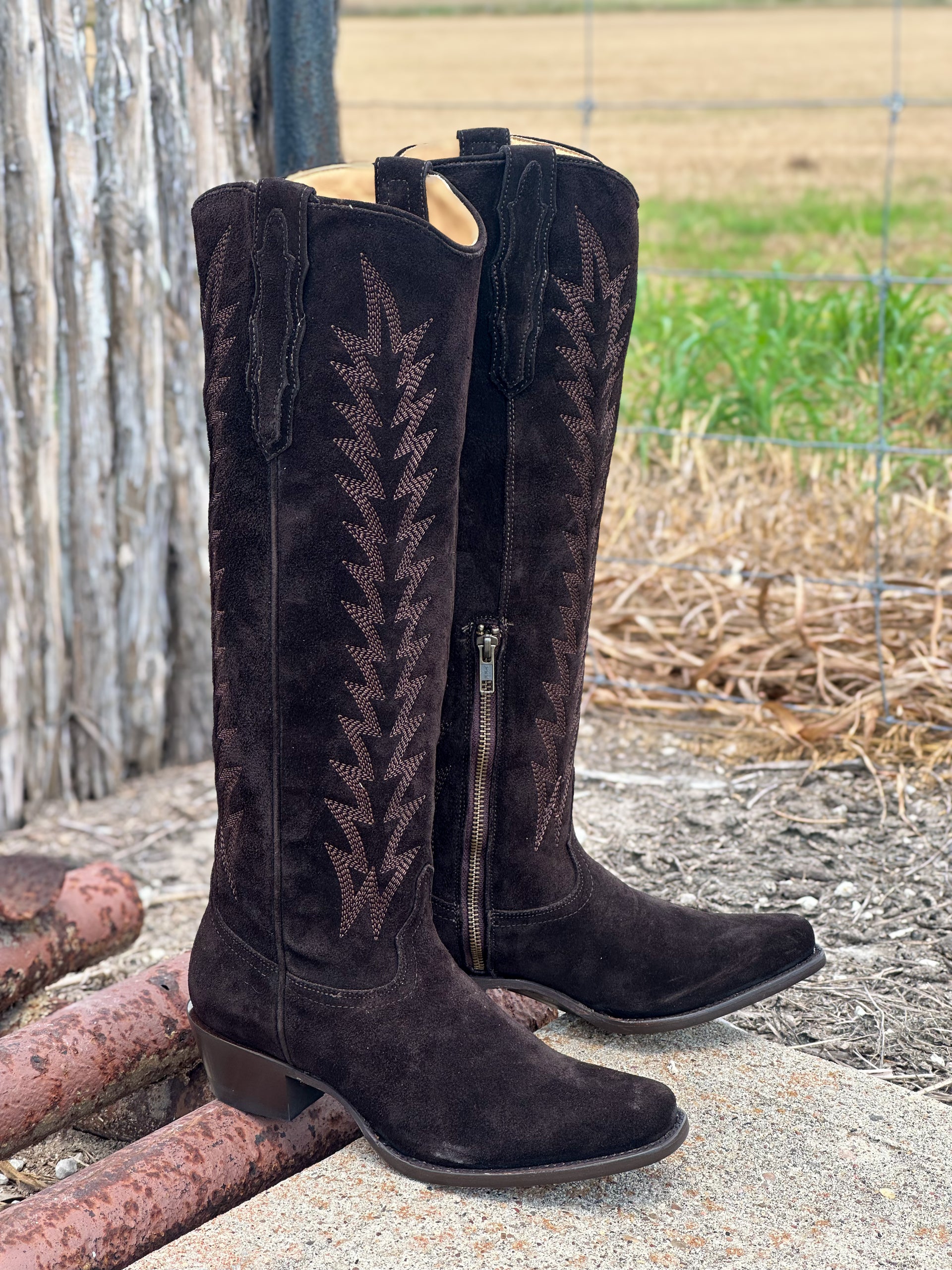 The Outlaw Ridge Suede Boots