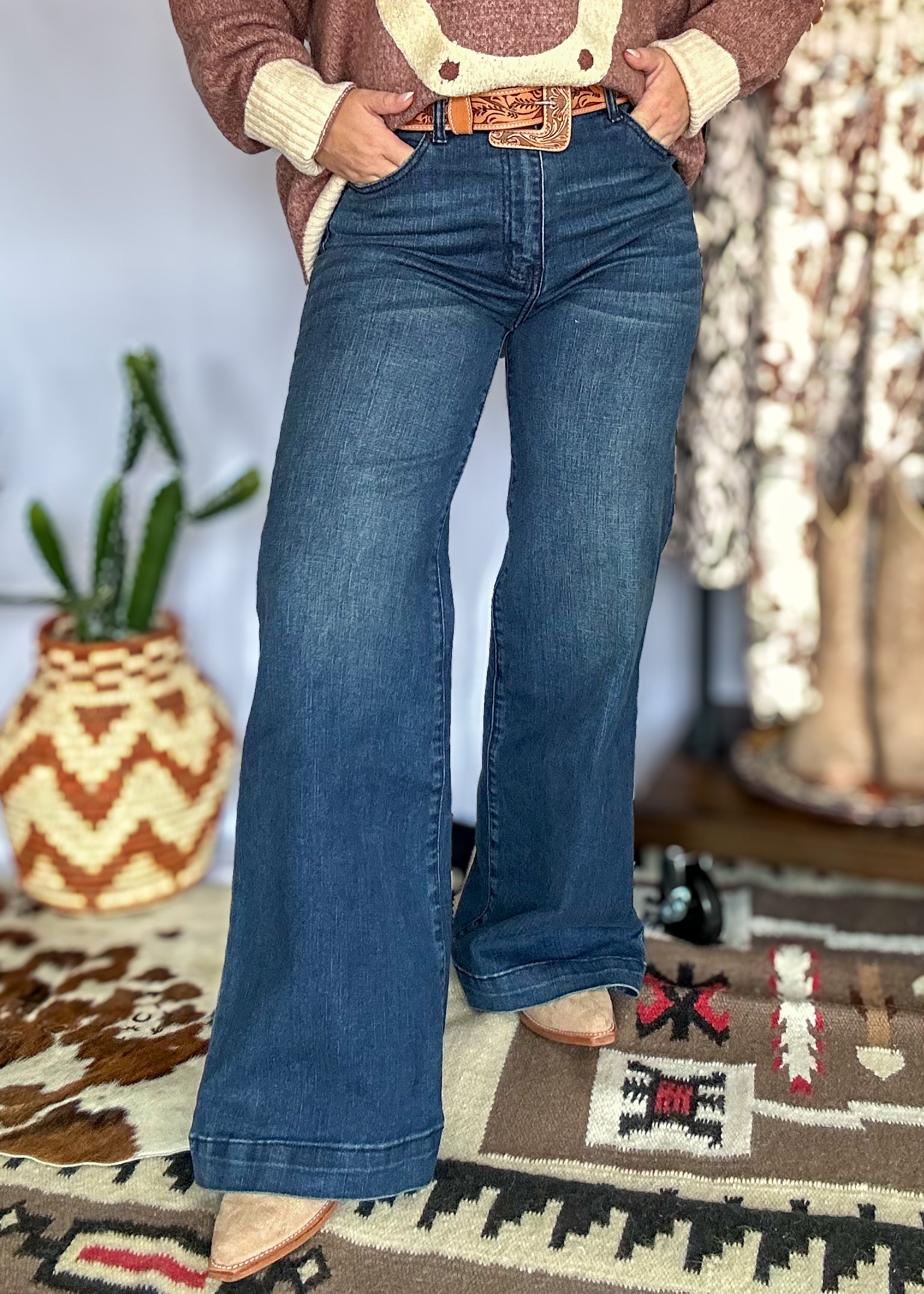 The Rodeo Range Wide-Leg Jeans
