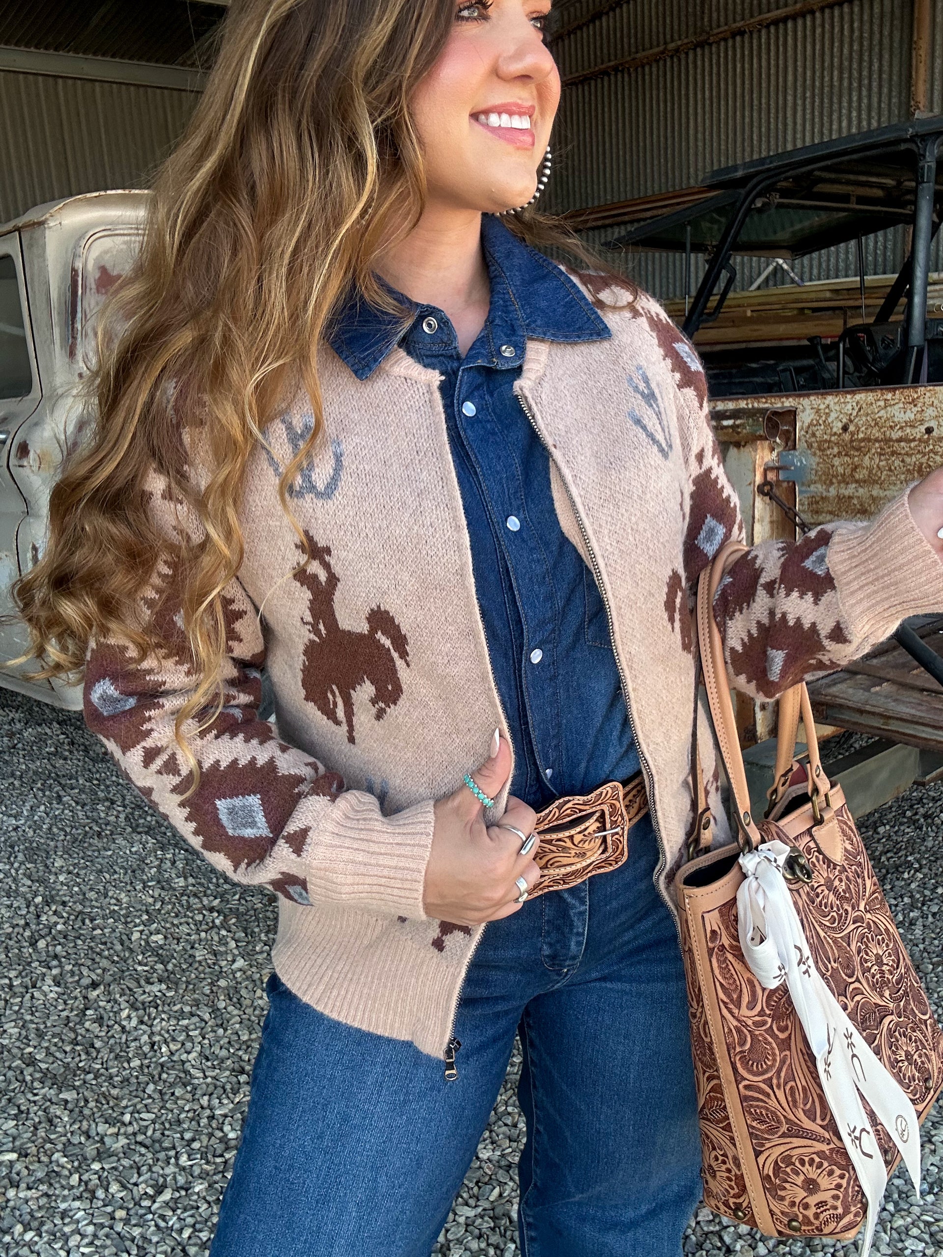 The Rodeo Spirit Knit Cardigan