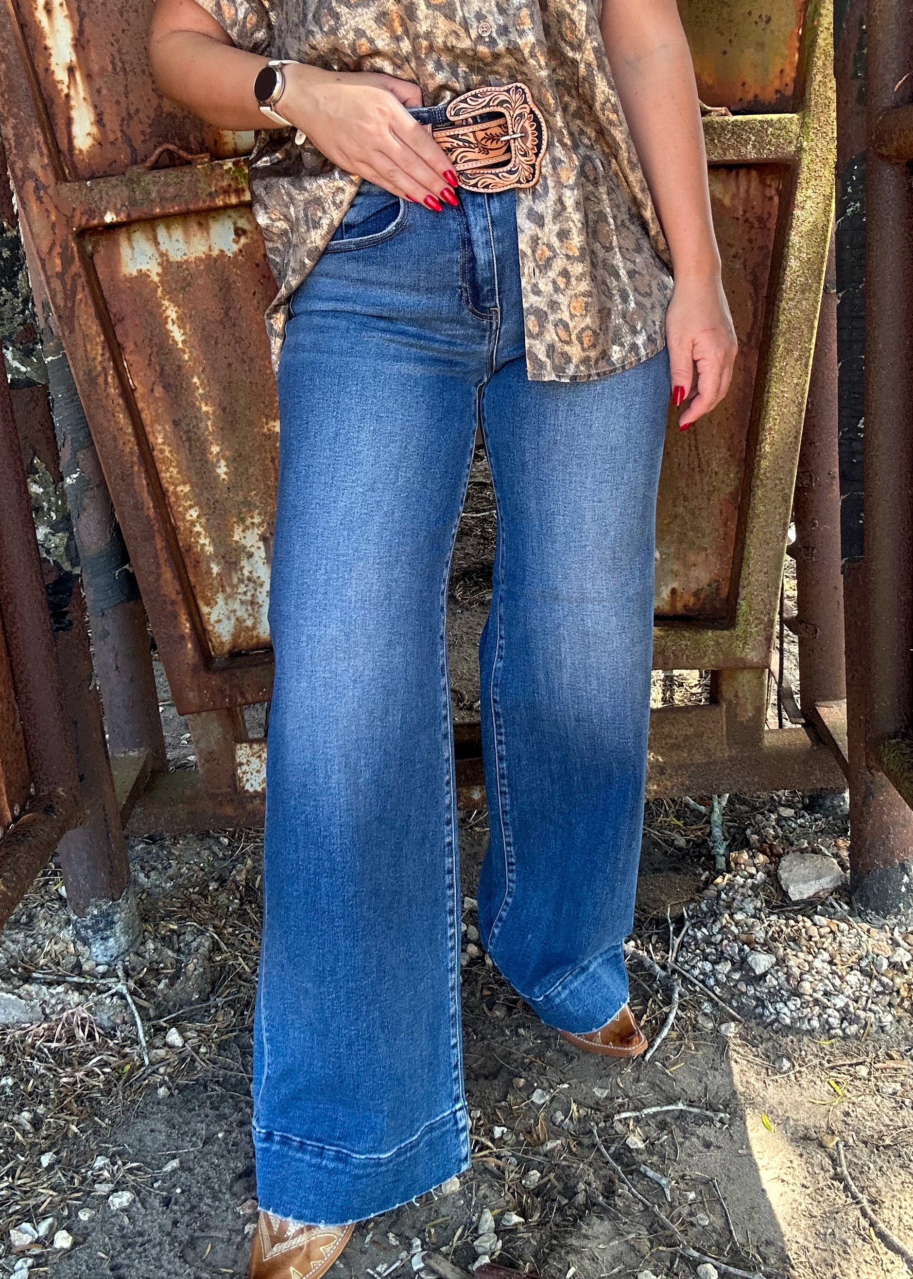 The Rustler High Rise Wide Jeans