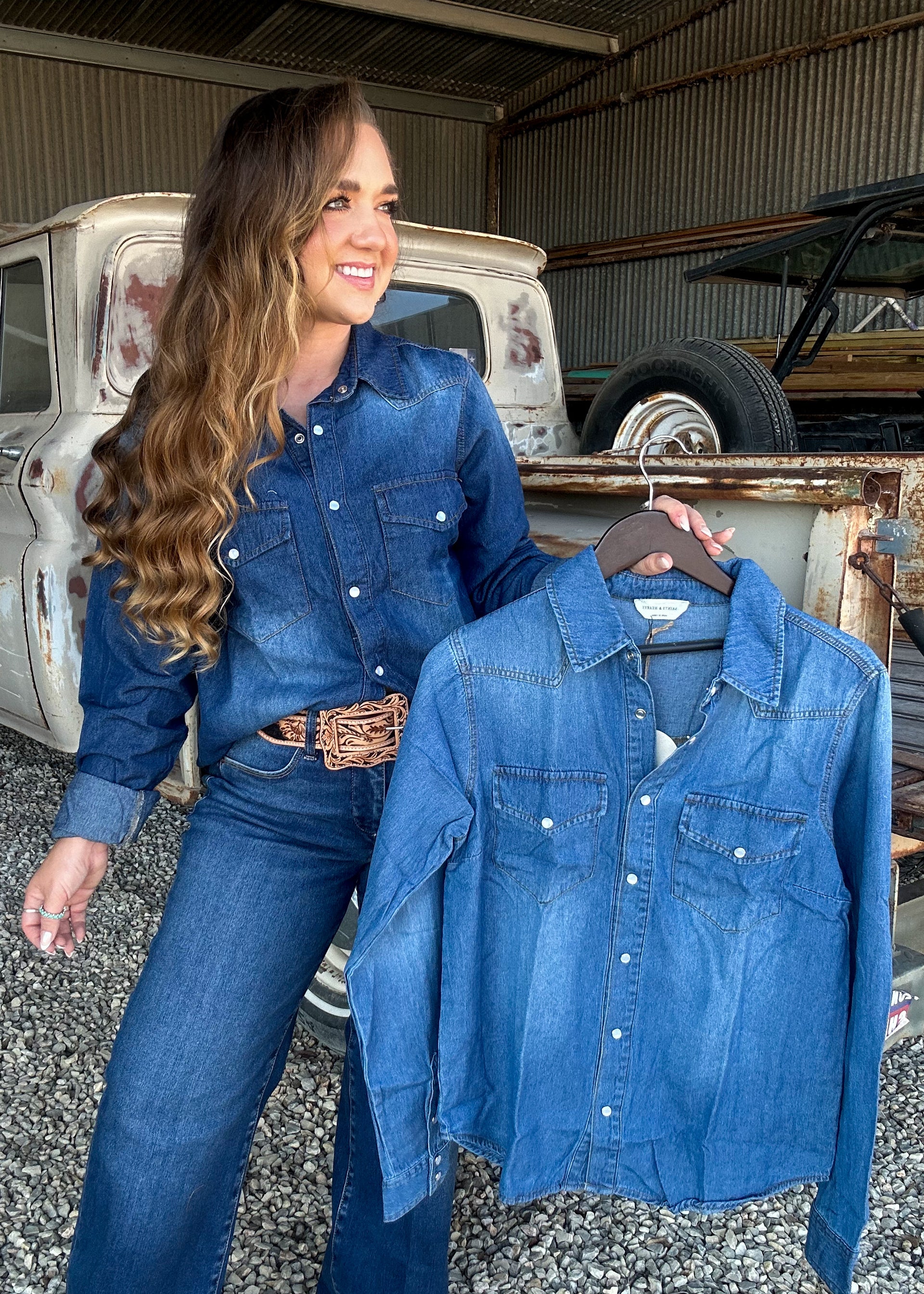 The Western Trail Denim Shirt