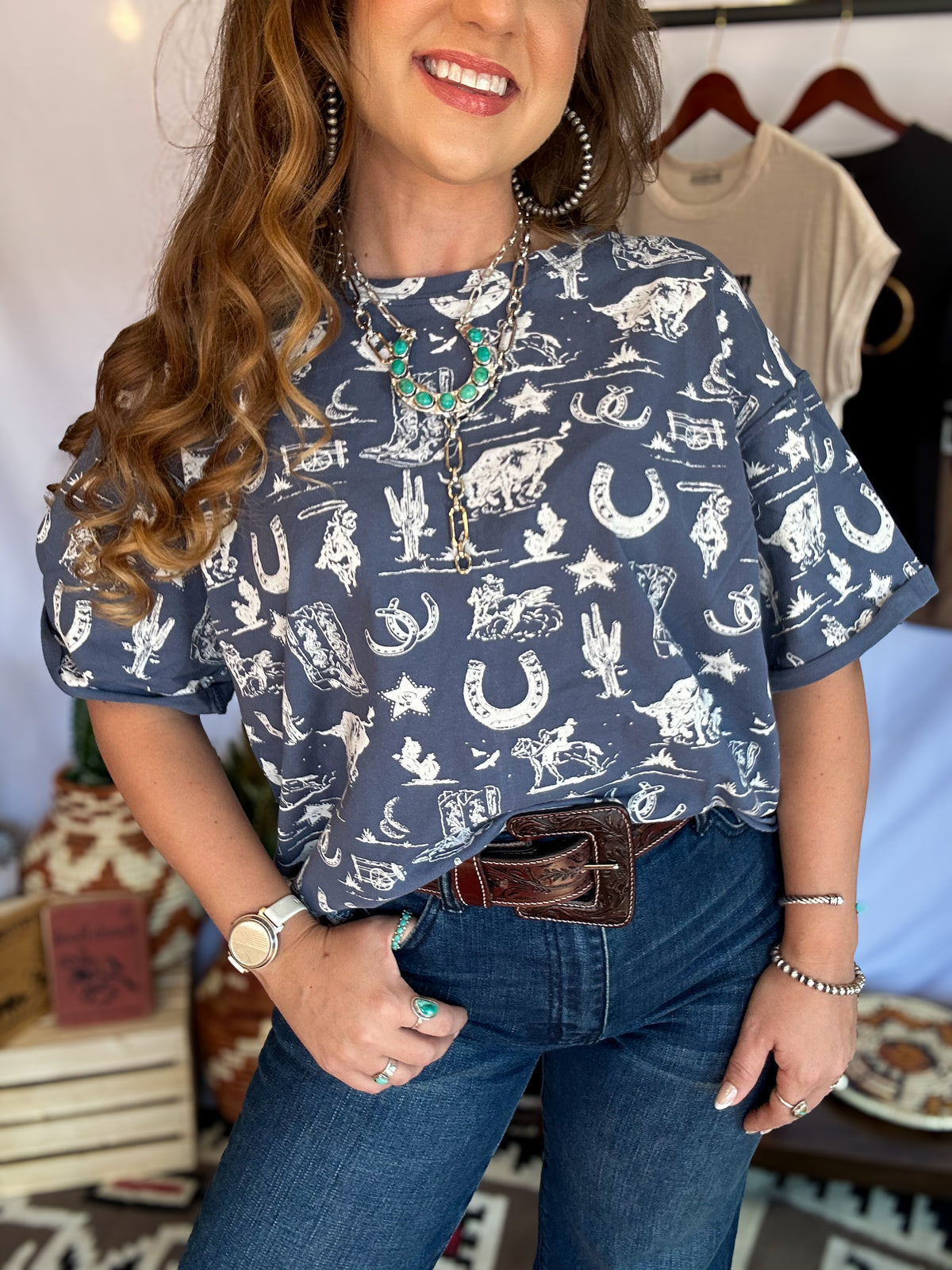 The Cowgirl Sketch Tee