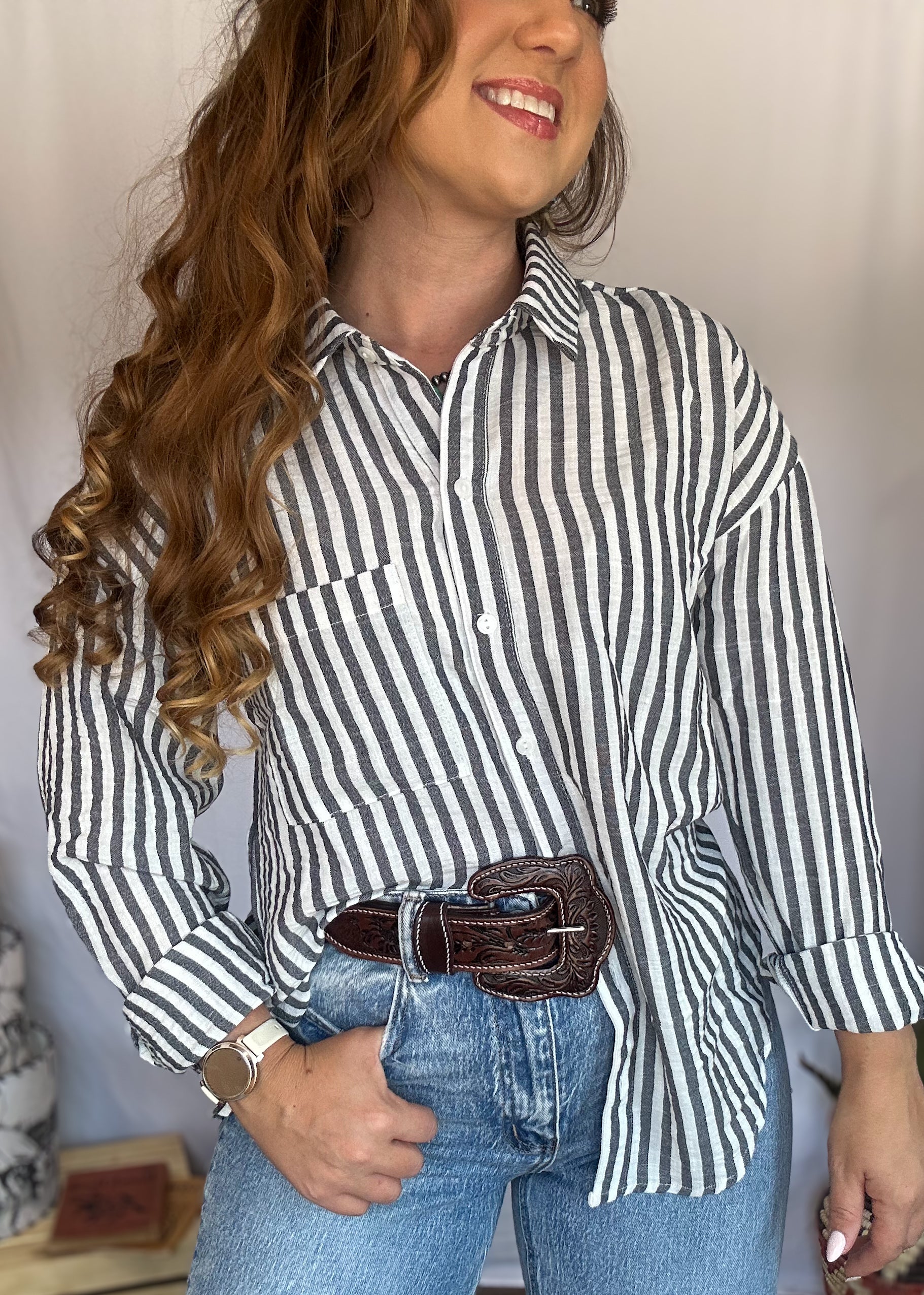 The Ranch Hand Stripe Button-down Shirt