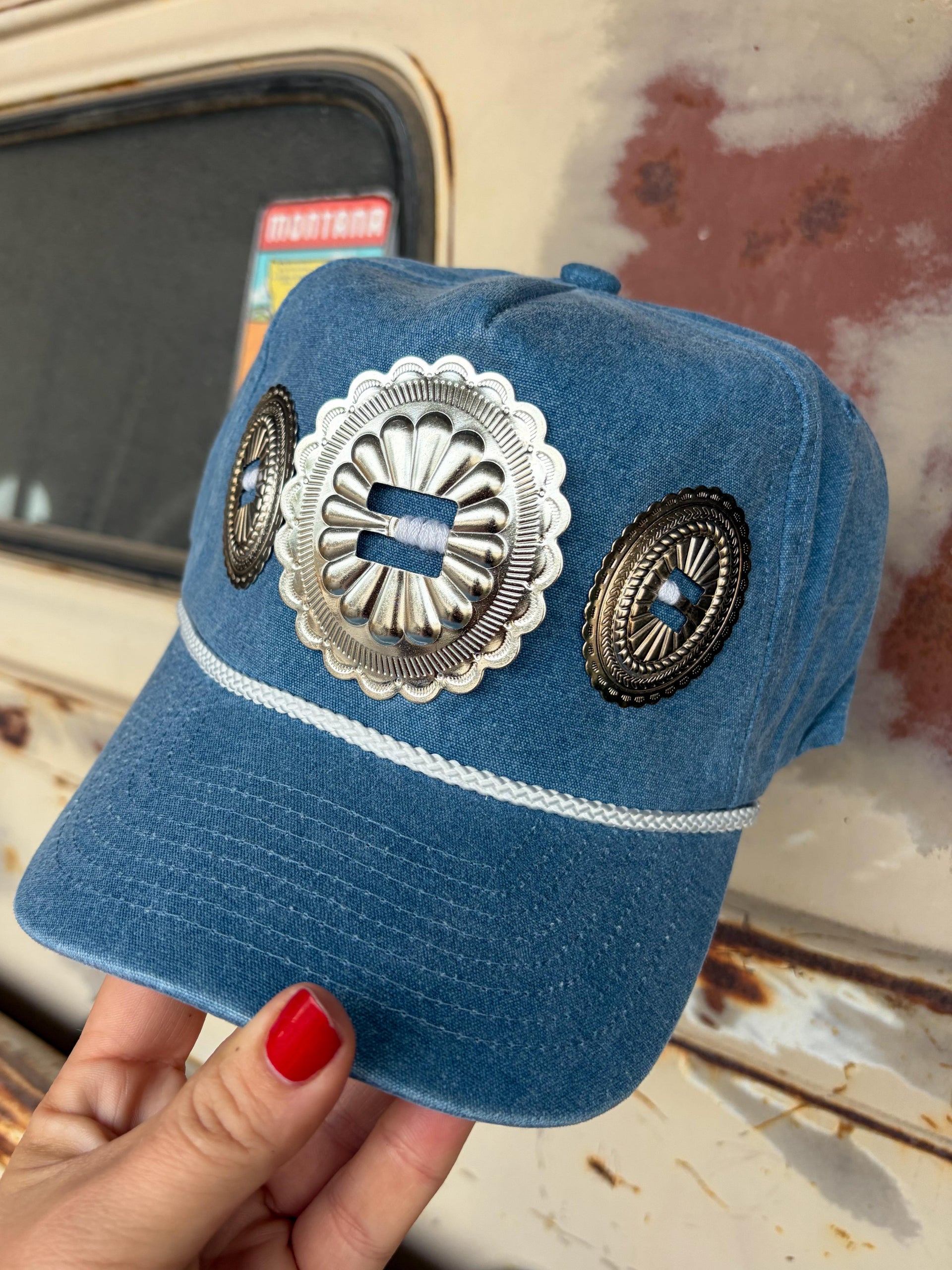 The High Roller Concho Cap