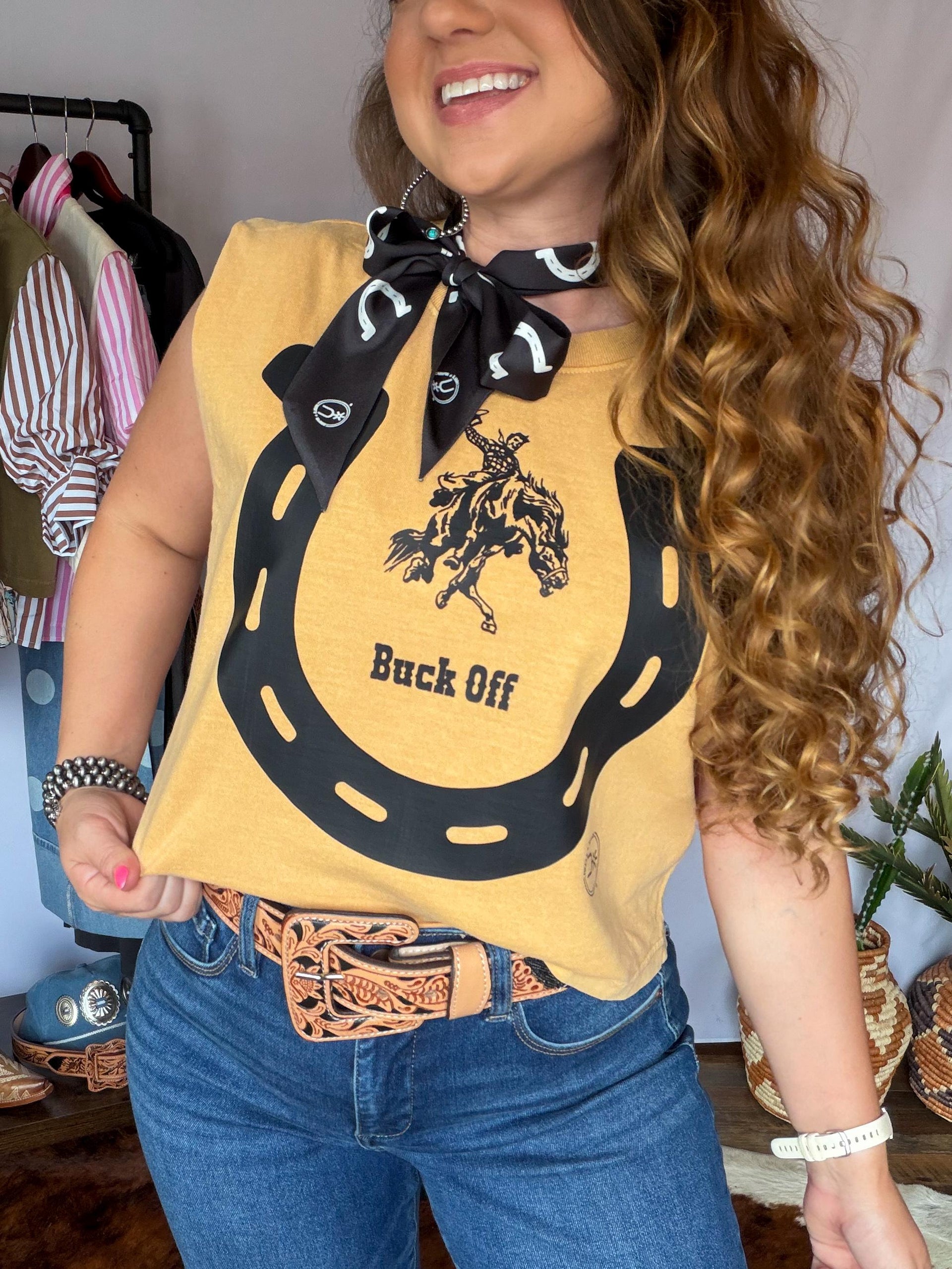 The Buck Off Boxy Tank