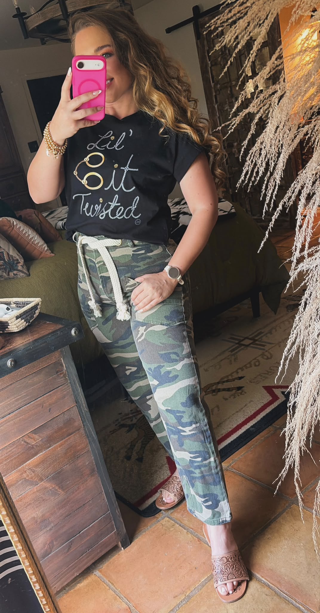 The Timberline Camo Drawstring Pants