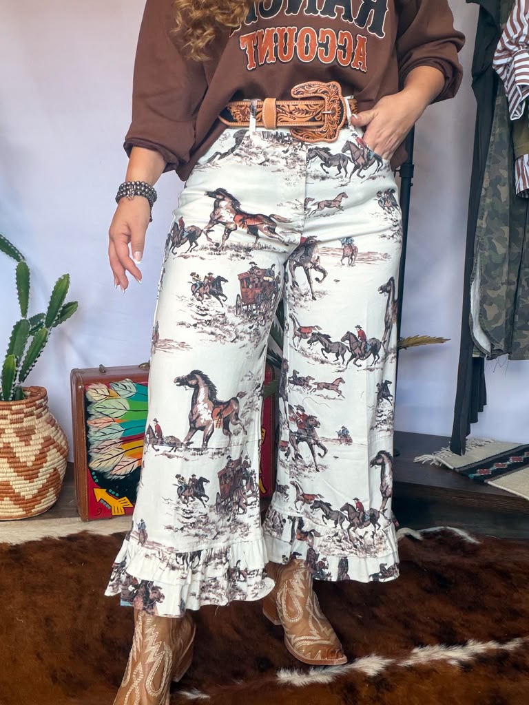 The Wild West Ruffle Jeans
