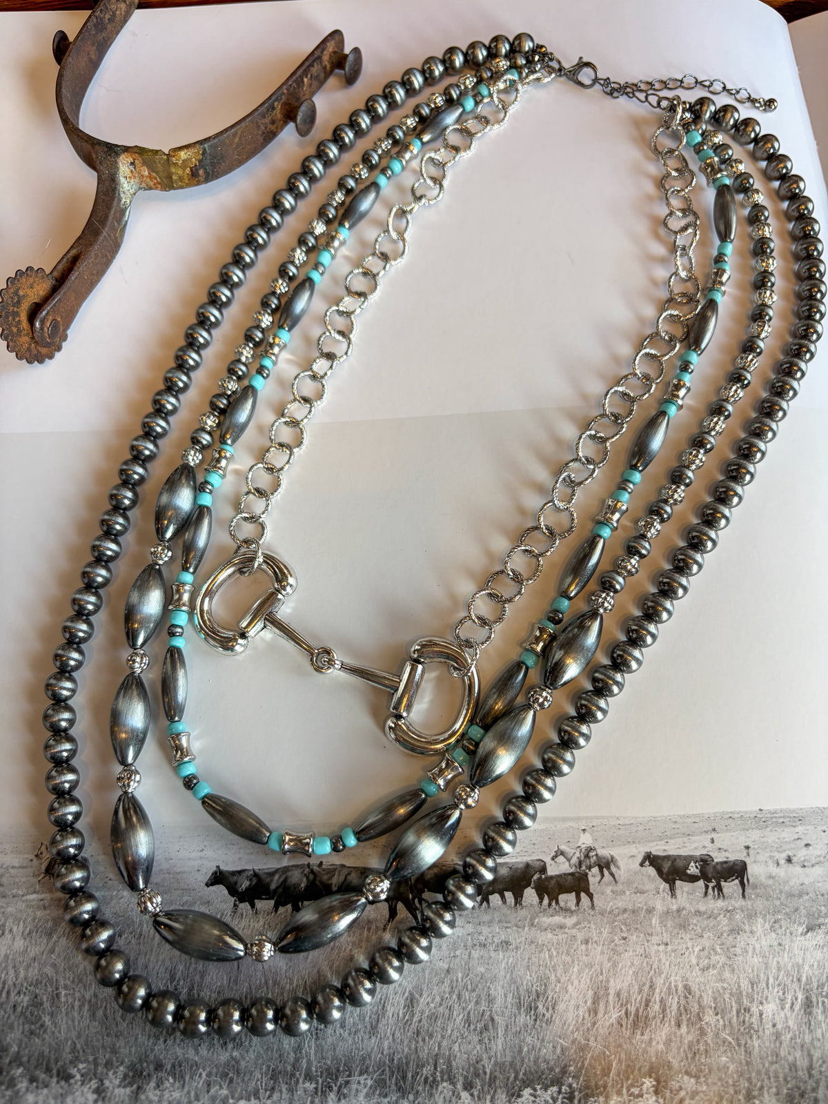 The Turquoise Trail Layered Necklace