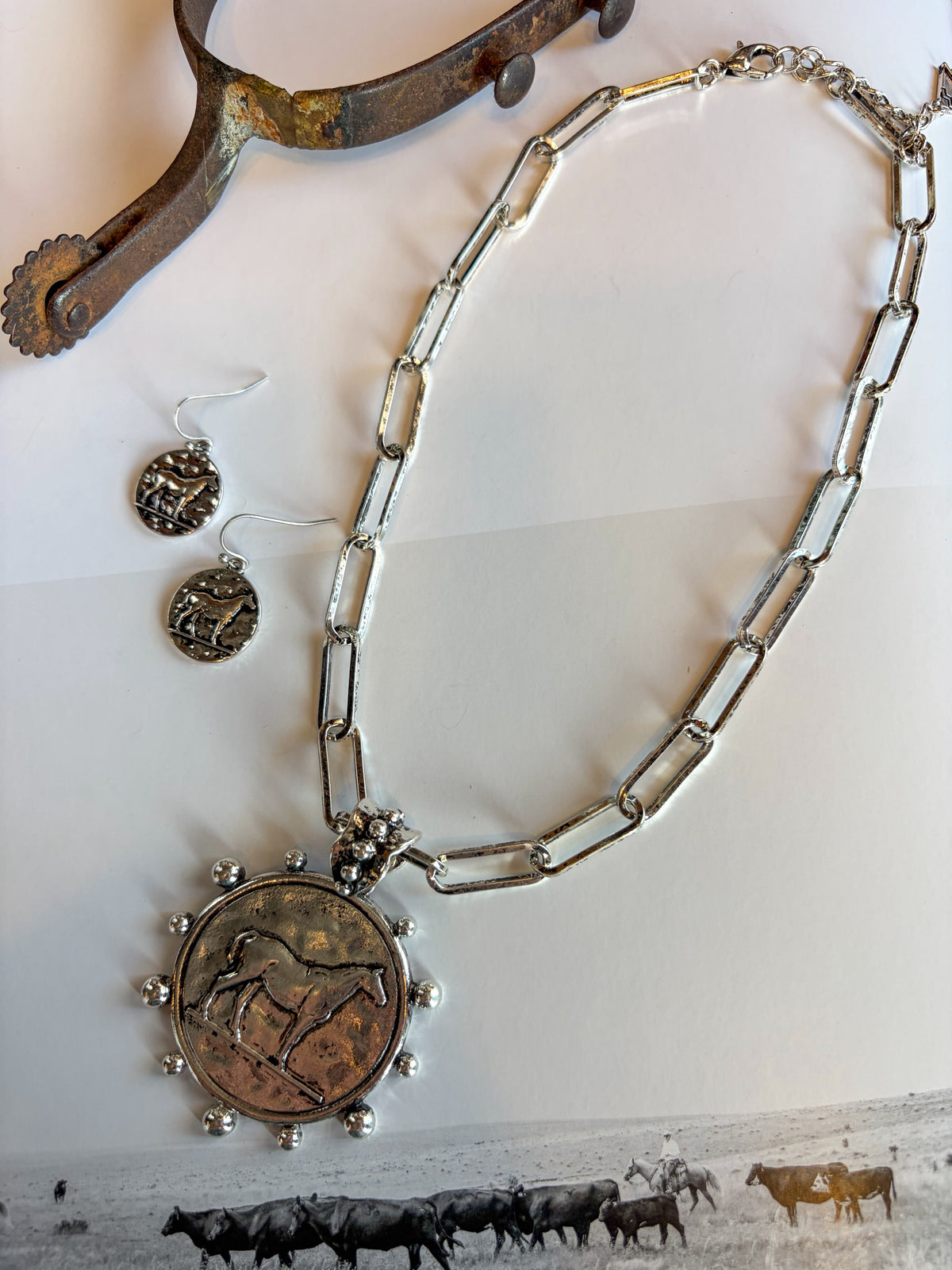 The Wild Horse Medallion Set