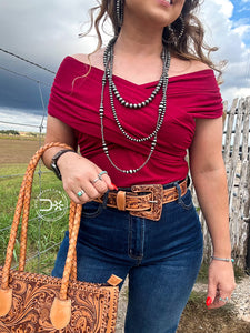 The Dolly Bodysuit ~ Red