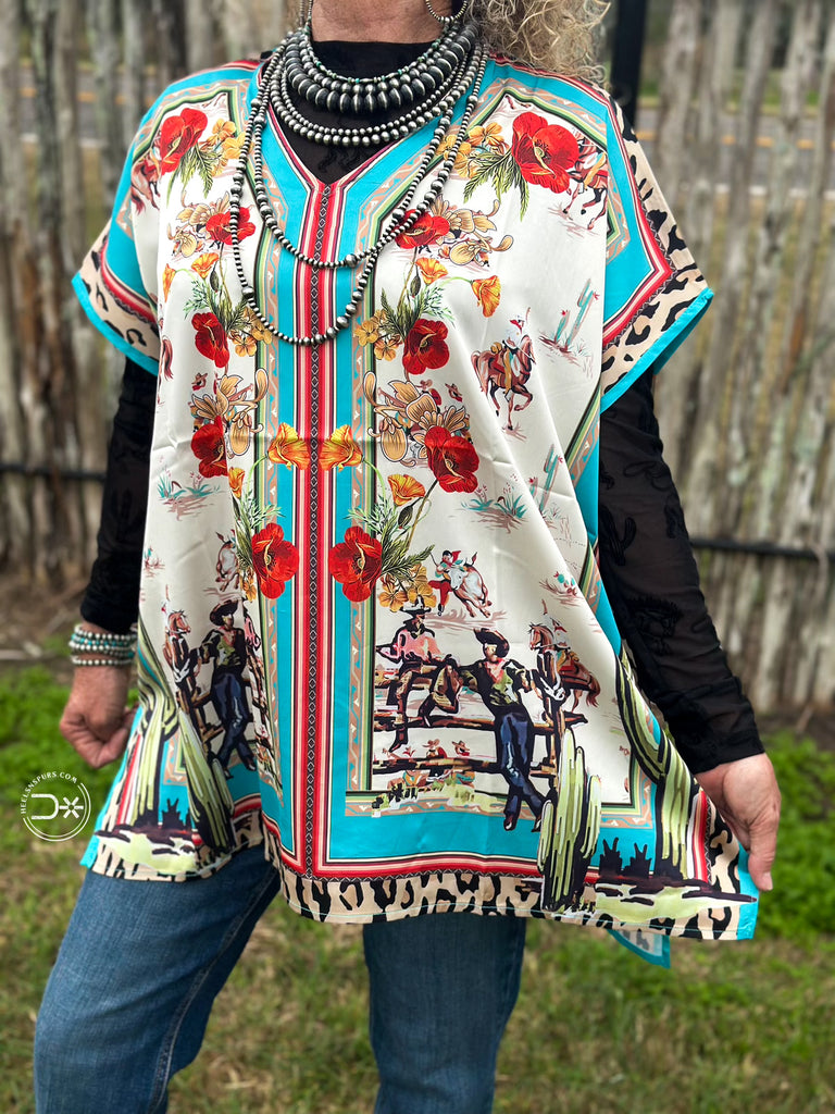 The Round Up Floral Top