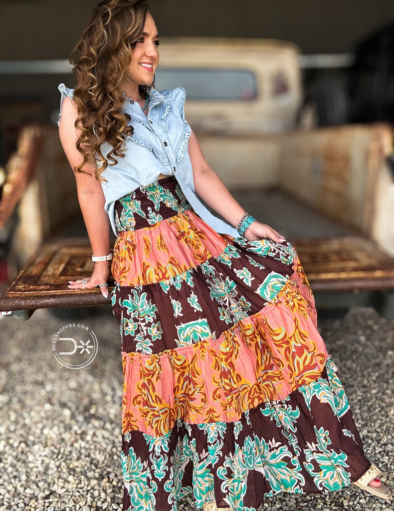 Boho Maxi Skirt