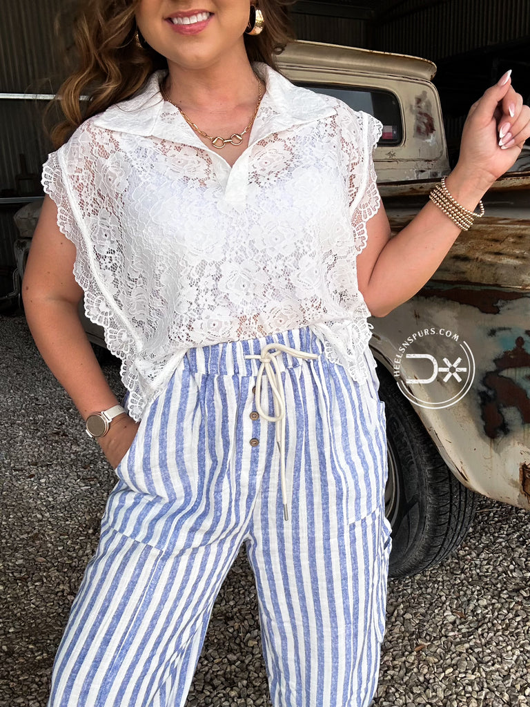 The Macy Lace Top