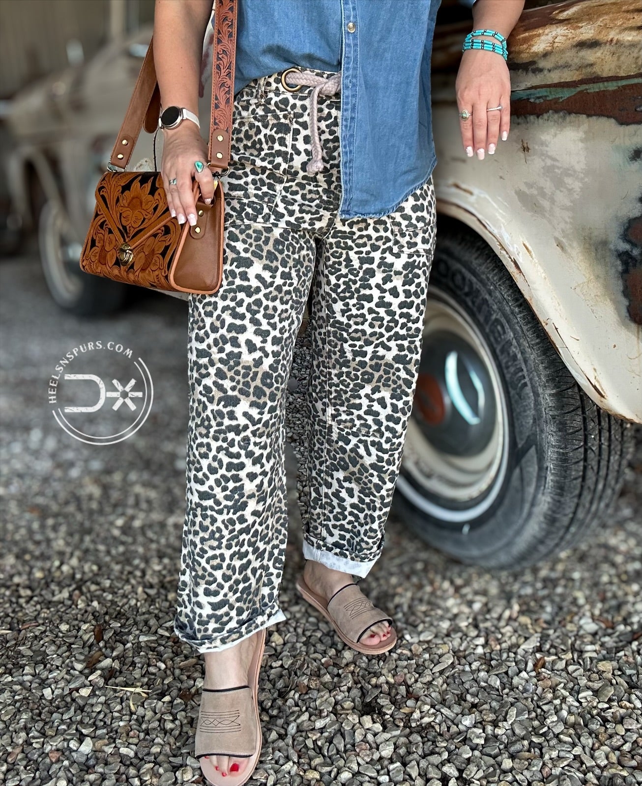 Leopard Print Pants