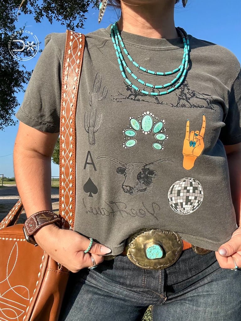 Western Vibes Crop Tee