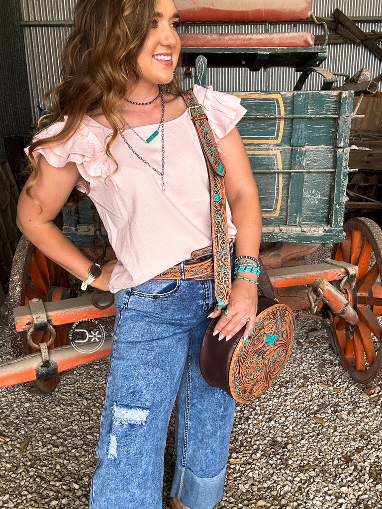 Pretty Little Bow Top ~ Pink