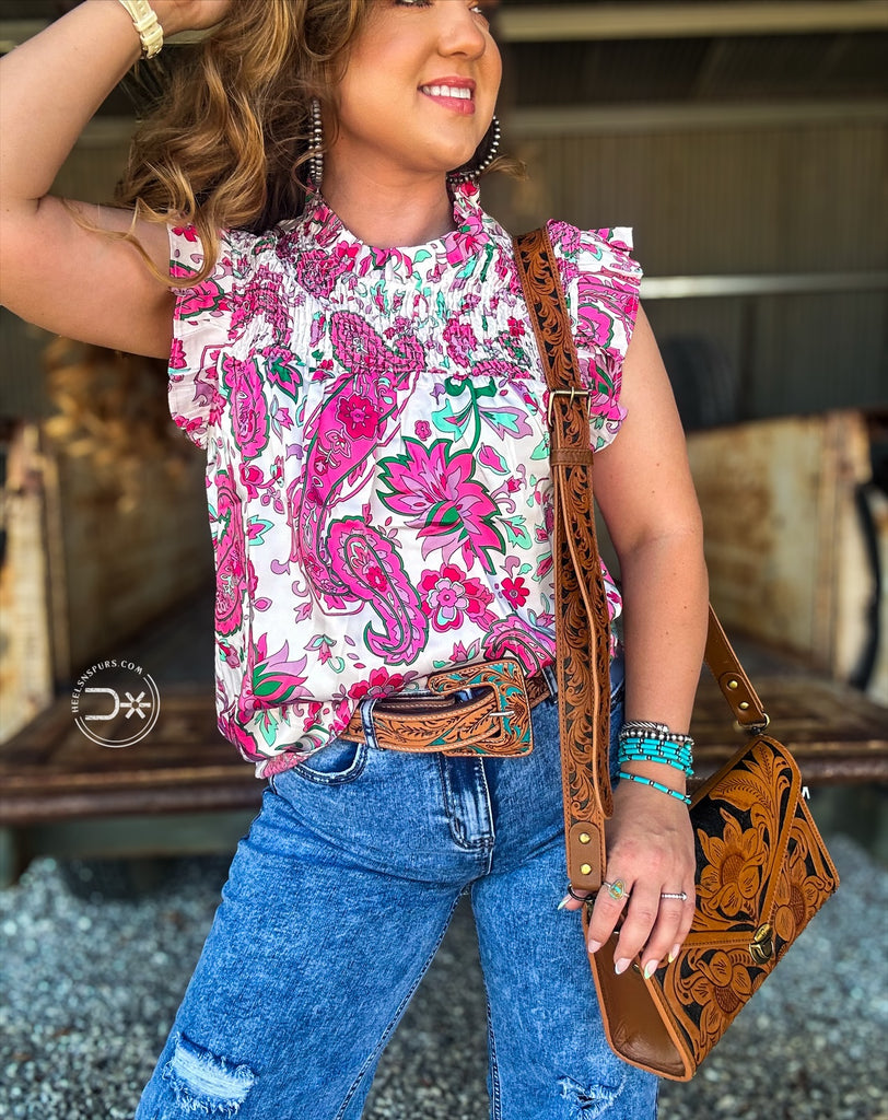 Bahamas Paisley Top