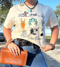 Load image into Gallery viewer, Western Vibes Crop Tee
