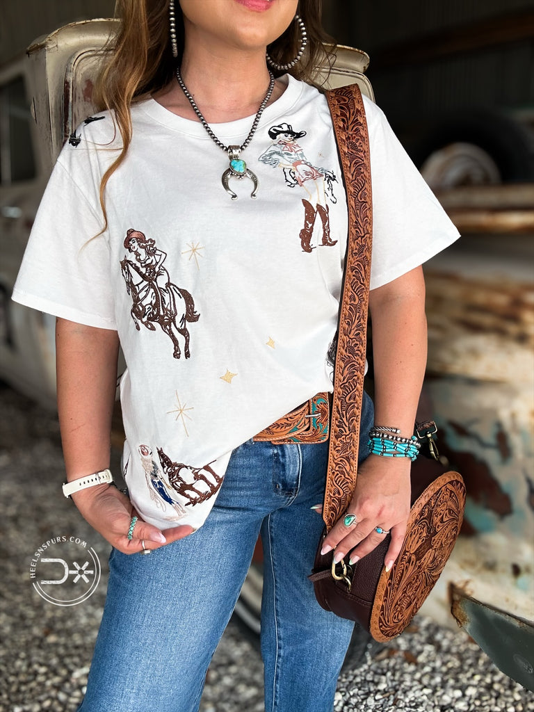 Western Embroidered Tee