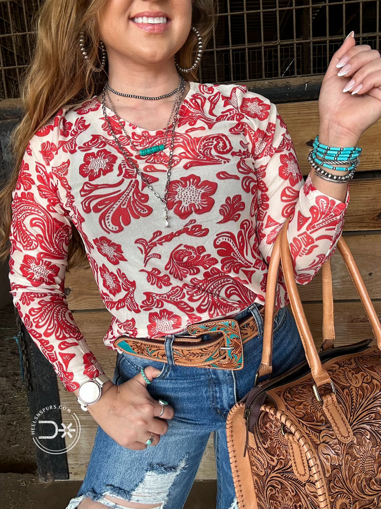 Western Mesh Top