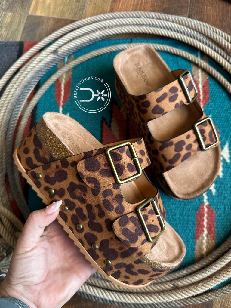 Leopard Platform Sandals