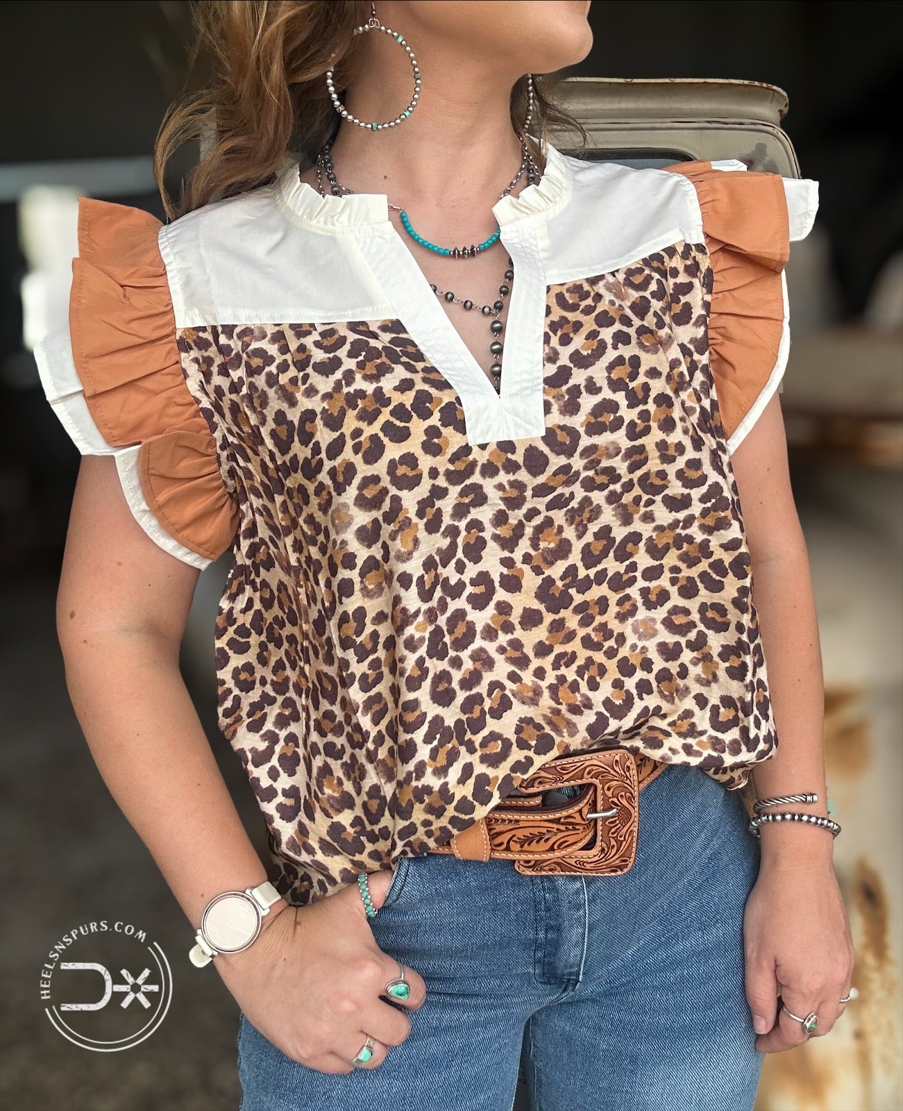 Wild Leopard Top