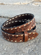 Load image into Gallery viewer, Tooled Belt (Sold without a Buckle)
