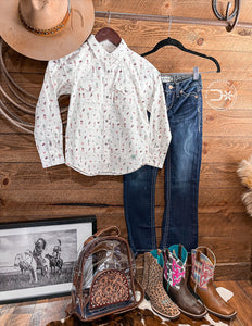 Girls Santa Fe Snap Shirt ~ Ariat