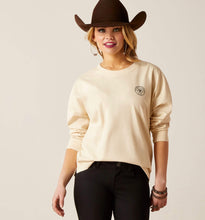 Load image into Gallery viewer, True West Oversized Tee ~ Ariat (Summer Sand)
