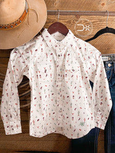 Girls Santa Fe Snap Shirt ~ Ariat