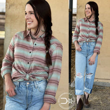 Load image into Gallery viewer, Billie Jean Sagebrush Serape Shirt ~ Ariat
