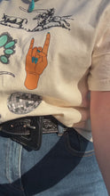 Load and play video in Gallery viewer, Western Vibes Crop Tee

