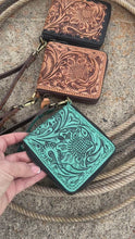 Load and play video in Gallery viewer, Tooled Wristlet Wallets
