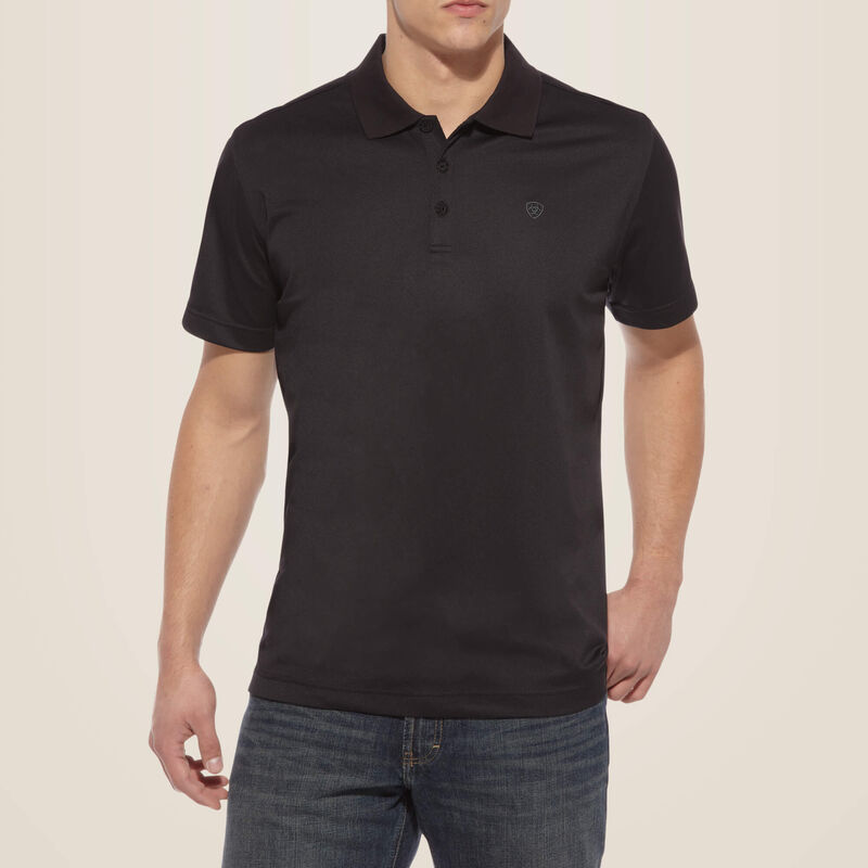 Men's Black Tek Polo ~ Ariat