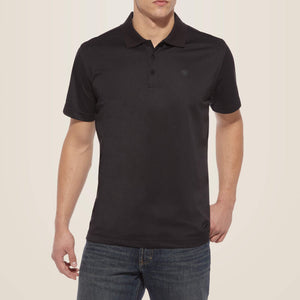 Men's Black Tek Polo ~ Ariat