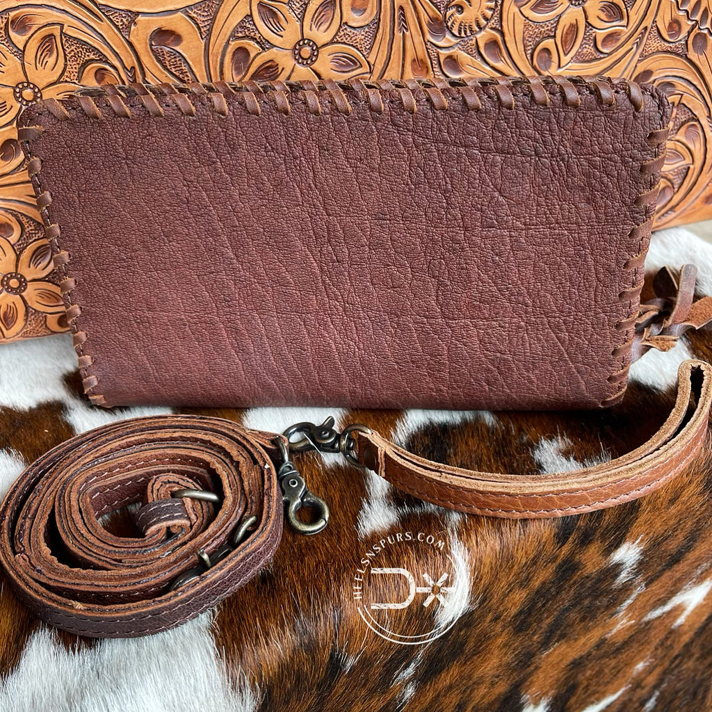 Whipstitched Leather Organizer