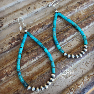 Authentic Navajo & Turquoise Earrings