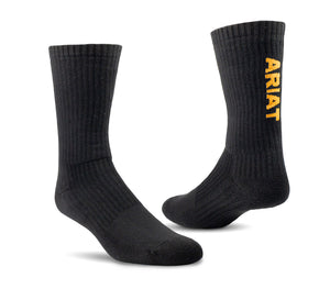 Premium Ringspun Cotton Crew Work Sock 3 Pair Pack