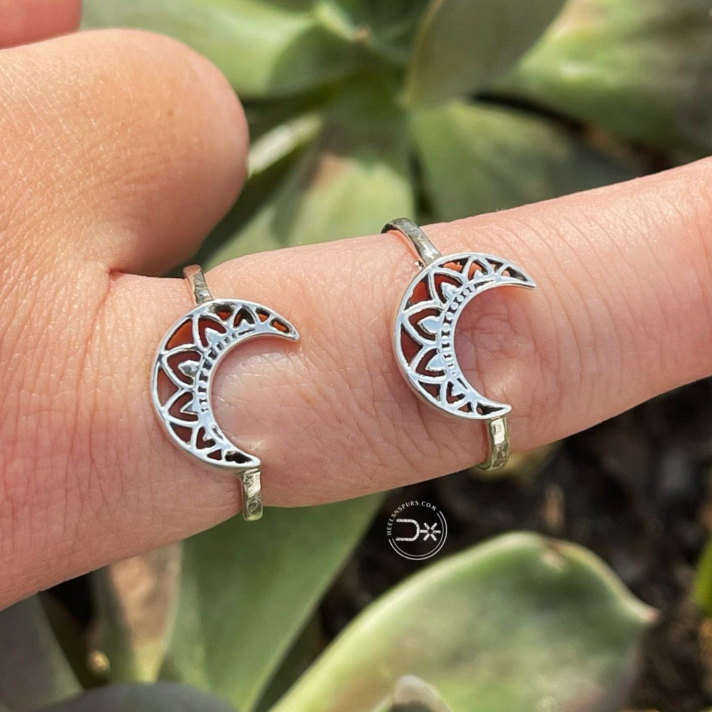 The Sterling Silver Moon Ring