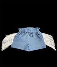 Load image into Gallery viewer, Denim Shorts with Fringe
