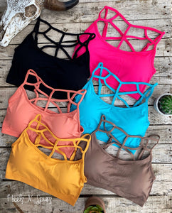 Cadged Strappy Bralettes