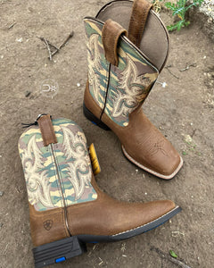 Lonestar Camo Ariat Boot ~ Kids