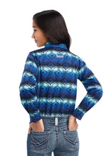 Load image into Gallery viewer, Ariat Blue Aztec Button Up

